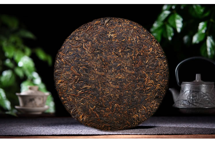 2007年云南勐海古树茶普洱茶熟茶老树茶布朗山老茶七子饼茶357克